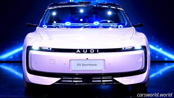 Конечно, новый электромобиль AUDI E5 невероятно дешев в Китае | Carscoops